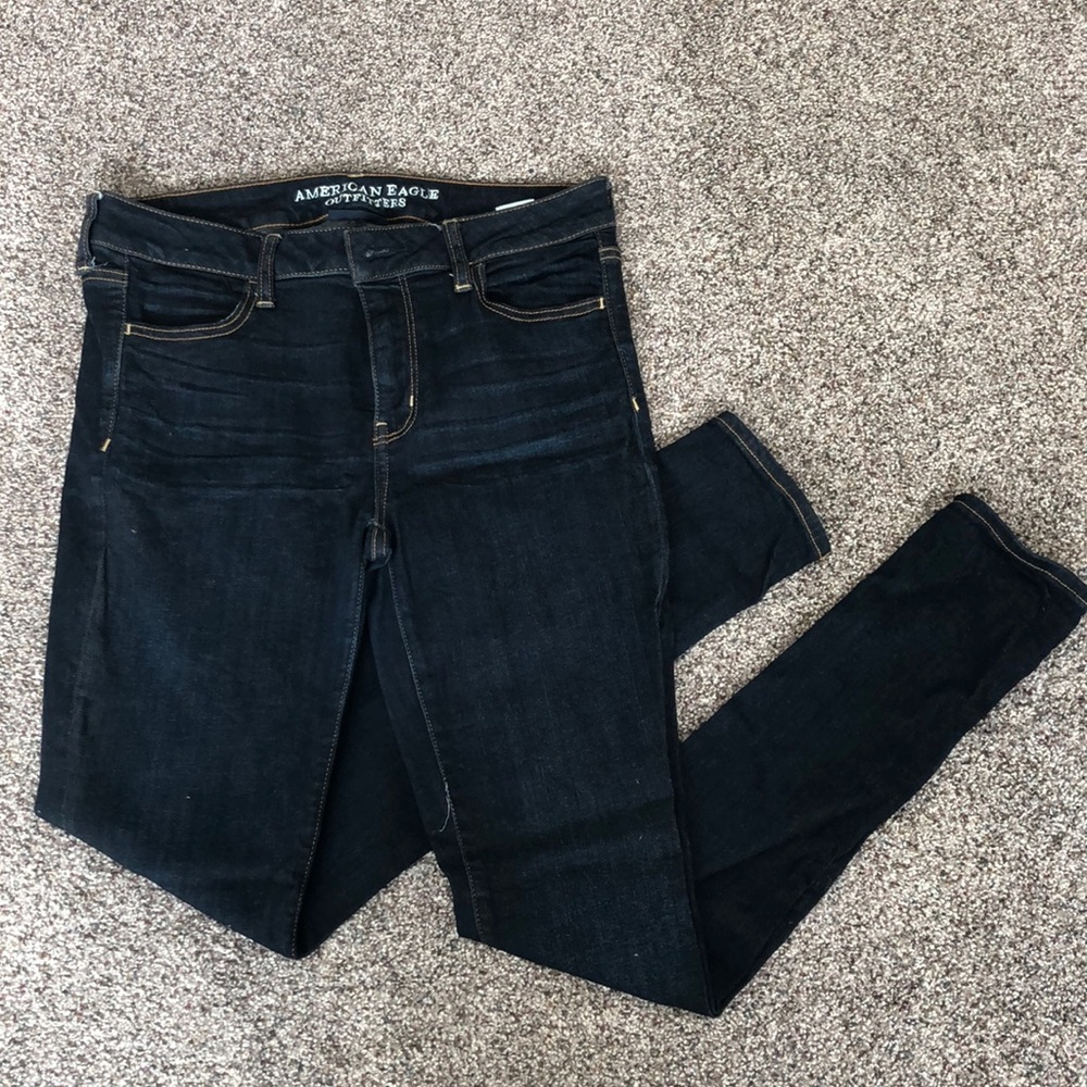 Dark Blue American Eagle Jeans